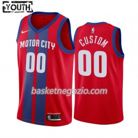 Canotte Bambino Detroit Pistons Personalizzate 2019-20 Nike City Edition Swingman